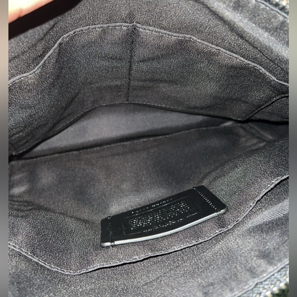 Coach Black and Red Leather Crossbody Bag - Picture 3 of 3